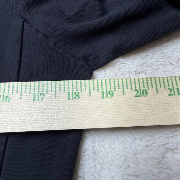 Athleta Black Track Jacket Full Zip White Stripe Athleisure Women's Medium - Picture 8 of 8